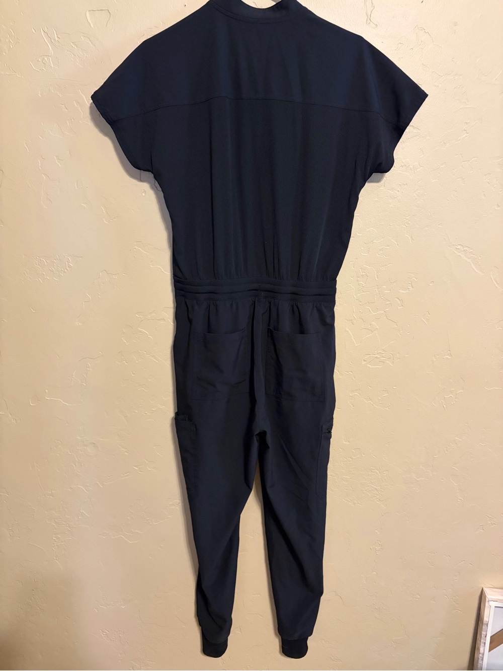 Landau 8 pocket scrub jumpsuit black small - Picture 7 of 11